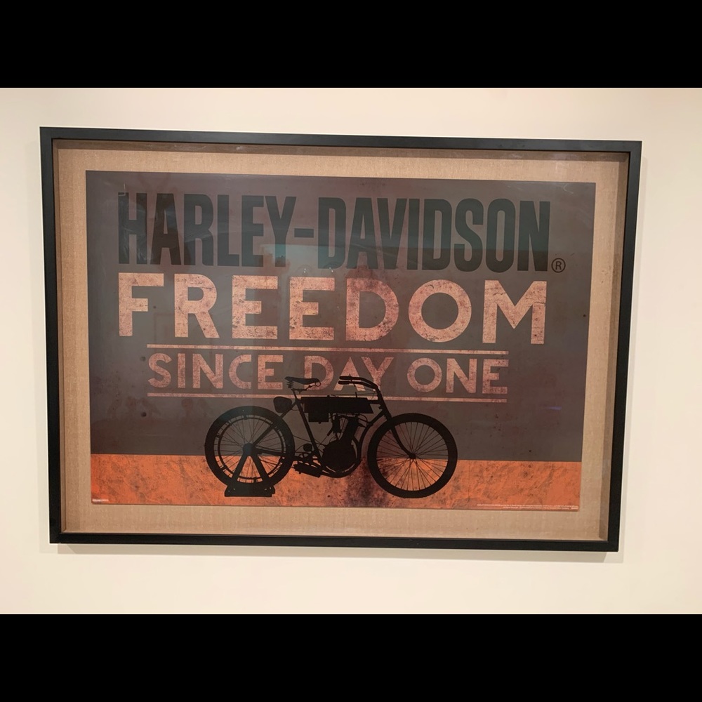 Original Harley Davidson poster